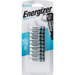 Photo of Energizer Max Plus Advanced  AAA Batteries 10pk