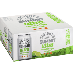 Photo of Speights Summit Ultra Low Carb Lime 12x330ml Cans