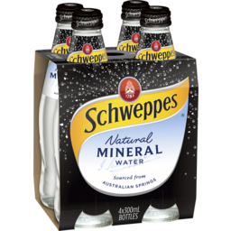 Photo of Schweppes Mineral  Natural 4 Pack (300mL)