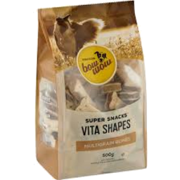 Photo of Bow Wow Super Snacks Vita Shapes Multi Grain Bones 500g