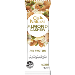 Photo of Go Natural Energy Bar Almond Cashew 45g