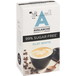 Photo of Avalanche Coffee Mix Flat White 99% Sugar Free 10 Pack 