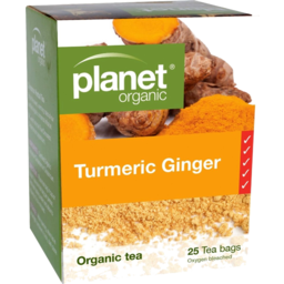 Photo of PLANET ORGANIC:PO Turmeric Ginger Herbal Tea 25bags