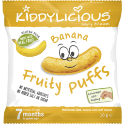 Photo of Kiddylicious Banana Fruity Puffs 10gm
