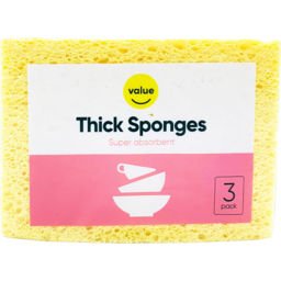 Photo of Value Thick Sponges 3 Pack