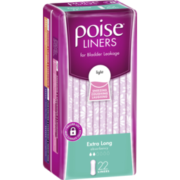 Photo of Poise Liners Extra Long 22pk