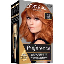 Photo of L'oréal Paris Préférence Permanent Hair Colour - P74 Dublin (Mango Copper) 