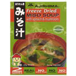 Photo of Ajishima Miso Soup Spinach & Mushroom