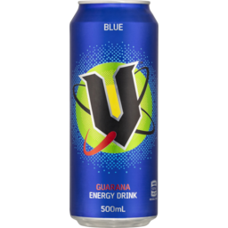 Photo of V Energy Drink Blue Can 500mL 