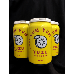 Photo of Duncan's Brewing Yum Yum Yuzu Dry Lager 4pk