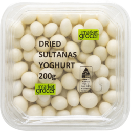 Photo of The Market Grocer Dried Sultanas with Yoghurt 200gm