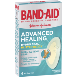 Photo of Band Aid Blister Block Advanced Healing Hydro Seal 4 Pack