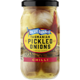 Photo of Blue Banner Tasmanian Pickled Onions Chilli 525g