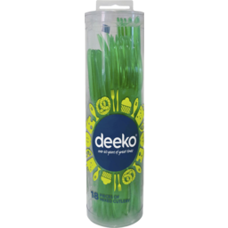 Photo of Deeko Cutlery Tube 18 Pack 