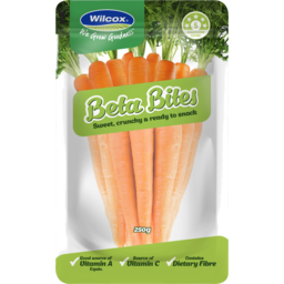 Photo of Carrots Wilcox Beta Bites Snacking 250g