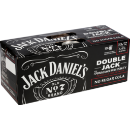 Photo of Jack Daniel's Double Jack & Cola No Sugar 375ml