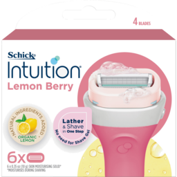 Photo of Schick Intuition Lemon Berry Blades 6 Pack