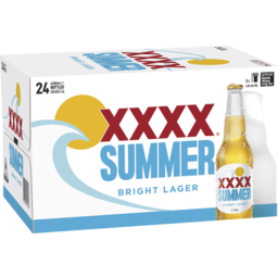 Photo of XXXX Summer Bright Lager Low Carb 24 X 330ml Bottle Carton