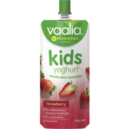 Photo of Vaalia 3x Probiotics Strawberry Kids Yoghurt Pouch