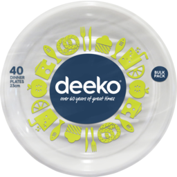 Photo of Deeko Dinner Plates 40 Pack