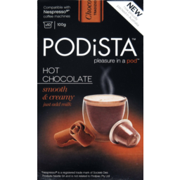 Photo of Podista Hot Chocolate Pods 10 Pack
