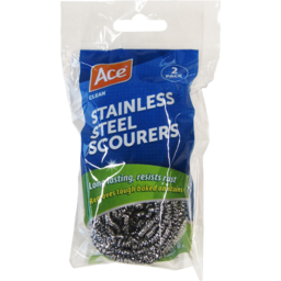 Photo of Ace Scourer Stainless Steel 2 Pack
