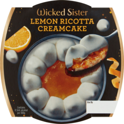 Photo of Wicked Sister Lemon Ricotta Creamcake 100g