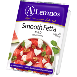 Photo of Lemnos Smooth Fetta Cheese 200g
