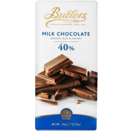 Photo of Butlers Milk Chocolate Bar 40% 100g