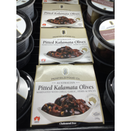 Photo of Penfield Food Co Pitted Kalamata Olives Marinated with Chilli, Garlic, Herbs & Spices