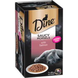 Photo of Dine Saucy Morsels With Salmon 7x85g Pack 7.0x85g