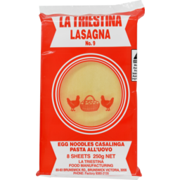 Photo of La Triestina Lasagna No. 9 250gm