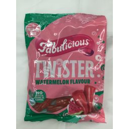 Photo of RJs Fabulicious Licorice Watermelon Twister 180g