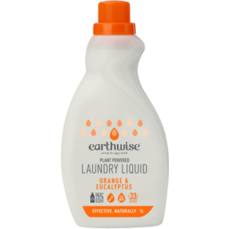 Photo of Earth Wise Orange & Eucalyptus Laundry Liquid 1l