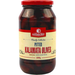 Photo of Sandhurst Pitted Kalamata Olives Family Collection 500gm
