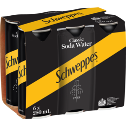 Photo of Schweppes Soft Drink Soda Cans 6.0x250ml