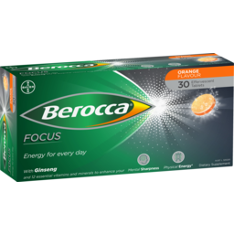 Photo of Berocca 50+ Energy Vitamin With Natural Ginseng Effervescent Tablets 30 Pack 