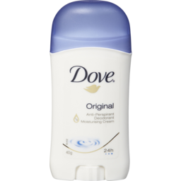 Photo of Dove Women Antiperspirant Stick Deodorant Original With 1/4 Moisturising Cream For Smooth Underarms 1 40g