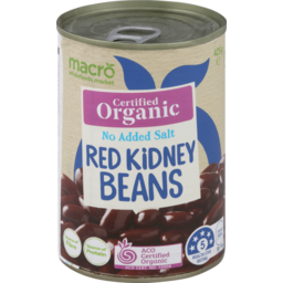 Photo of Macro Organic Beans Red Kidney 425g