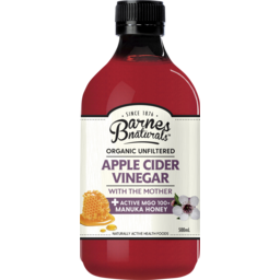 Photo of Barnes Naturals Organic Apple Cider Vinegar With The Mother And Manuka Honey Mgo100+