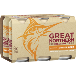 Photo of Great Northern Brewing Co. Great Northern Ginger Beer 6 X 375ml Can 375ml