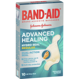 Photo of Band-Aid Advanced Healing Hydro Seal Gel Plasters Regular 10 Pack 
