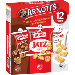 Photo of Arnott's Minis Variety Biscuits 12 Pack 292g