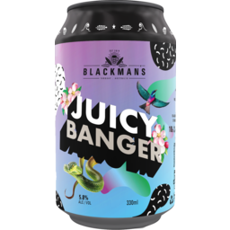 Photo of Blackman's Brewery IPL Juicy Banger 4pk