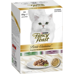 Photo of Fancy Feast Adult Petit Cuisine Turkey & Liver And Chicken Grilled Wet Cat Food 6.0x50g