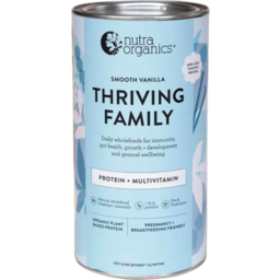 Photo of Nutra Organics Thriving Family Vanilla 450g