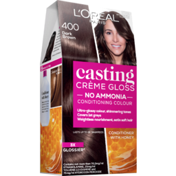 Photo of L'oréal Paris Casting Crème Gloss Semi-Permanent Hair Colour - 400 Dark Brown (Ammonia Free)