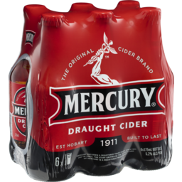 Photo of Mercury Draught Cider 5.2% 6 X 375ml Bottle 375ml