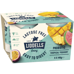 Photo of Liddells Tropical Yoghurt 4pk