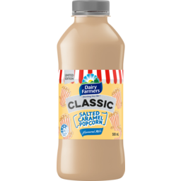 Photo of Dairy Farmers Classic Salted Caramel Popcorn Flavoured Milk 500ml